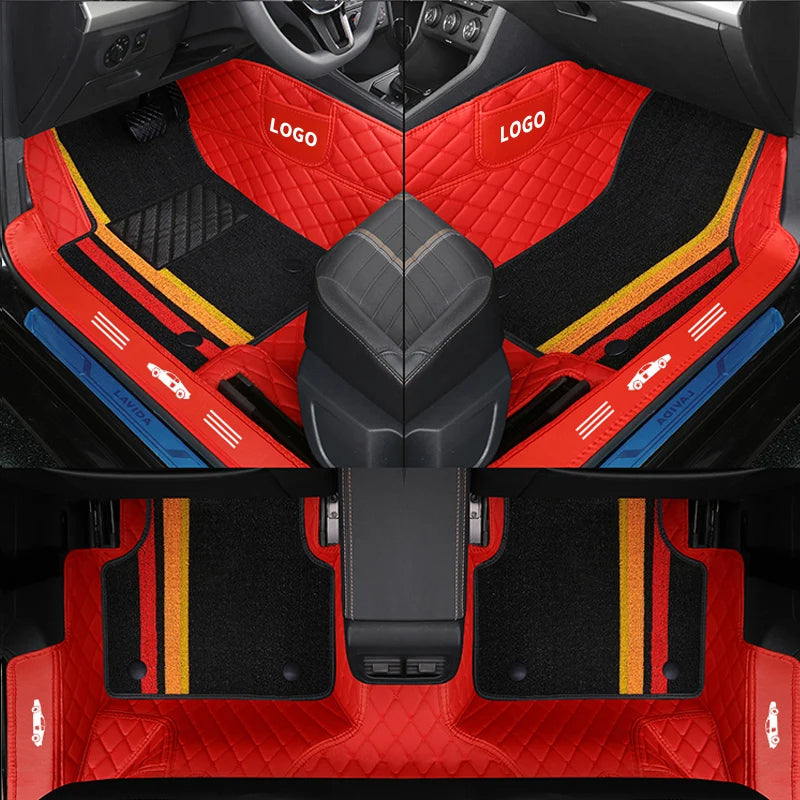 Double Layer Custom Car floor Mats