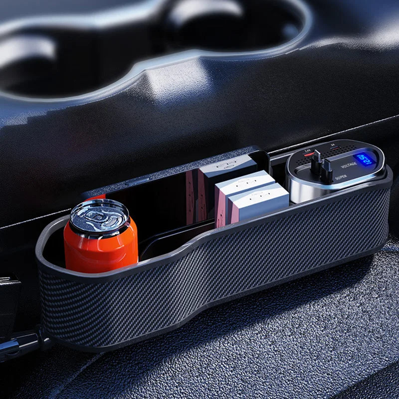 Car Seat Gap Organizer and Wireless Charger