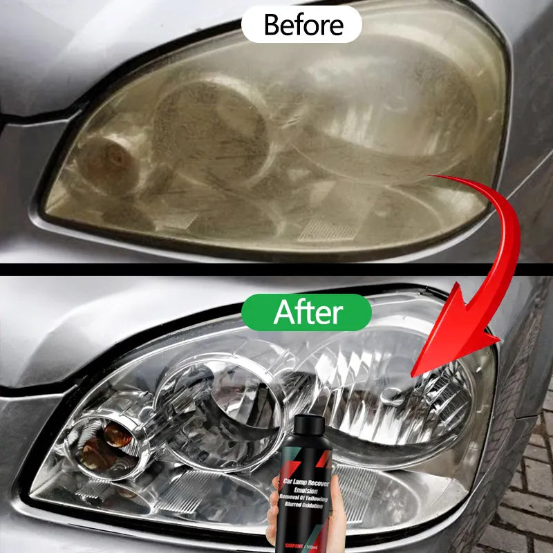 Car Headlight Renewal Polish