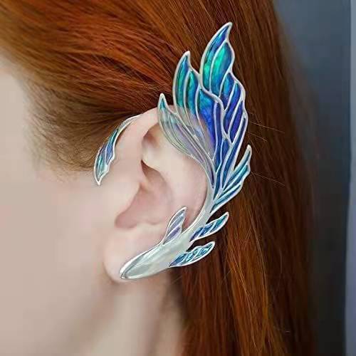 Butterfly Dragon Fish  Ear Clip