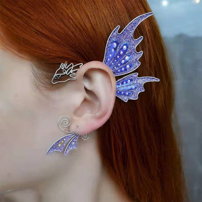 Butterfly Dragon Fish  Ear Clip