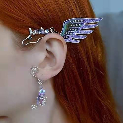 Butterfly Dragon Fish  Ear Clip