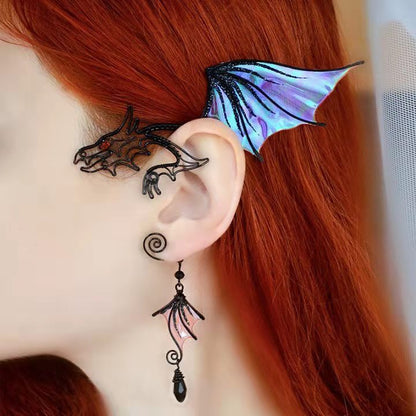 Butterfly Dragon Fish  Ear Clip