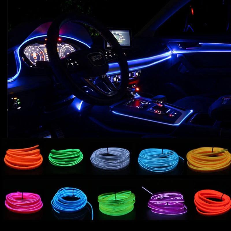 Car interior Decoration USB  Light Strip