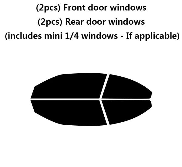 Car windows pre catted Tint